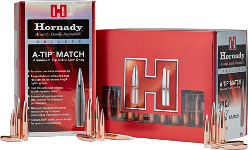 Hornady Bullets 375 Cal .375 - 390gr A-tip 25ct 10bx/cs