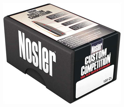 Nosler Bullets 22 Cal .224 - 69gr Hp-bt Custom Comp. 250ct