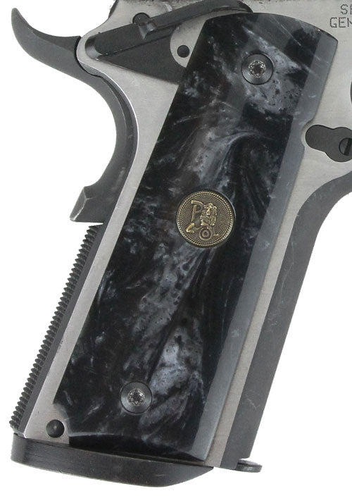 Pachmayr Grips 1911 Full Size - Black Pearl Smooth