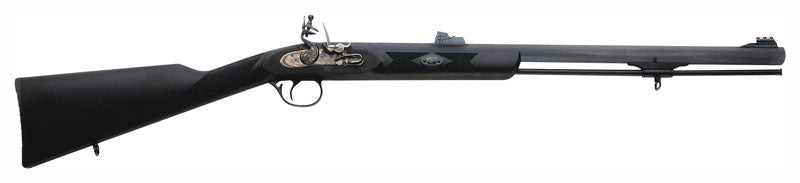 Traditions Deerhunter Rifle - .50 Cal 24" Flintlock Blue/syn