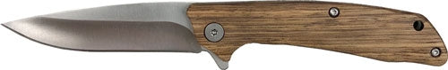 Abkt Roper Jr. Outlaw 3" Ball - Bearing Folder Zebrawood Hndls