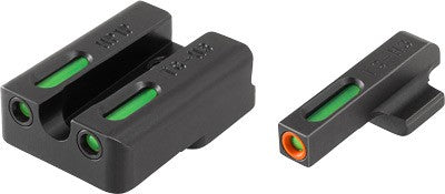 Truglo Sight Set Hk P30/sk/vp - Tfx Pro Green/orange Outline