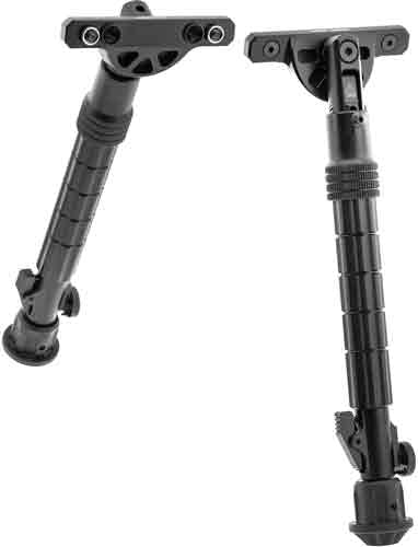 Utg Bipod Recon Flex Keymod - Matte Blk Center H 8.0"-11.8"