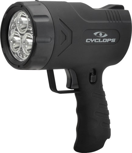 Cyclops Spotlight Rechargeable - Handheld Sirus 500 Lum Led Blk