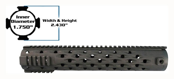 Yhm Forearm Tj Competition - For Ar-15 Rifle Length