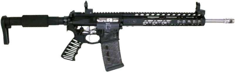 Guntec Ult Light Skeletonized - Pistol Grip Blk