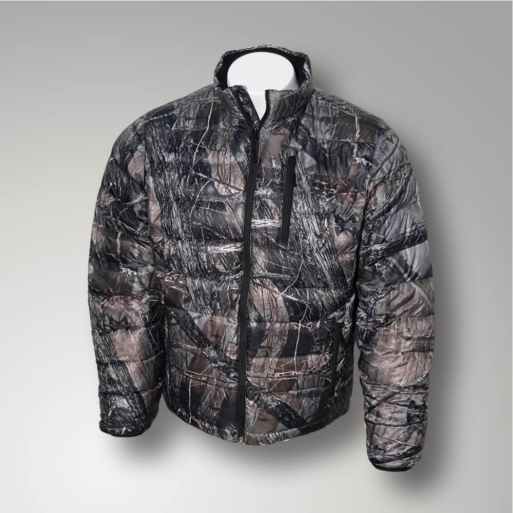 Muddy Water Tri-Zone Heated Down Jacket - Timber Tantrum - Timber Tantrum, L