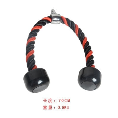 handle Training Rope Pull Down Ropes For Triceps Strength Enhancement