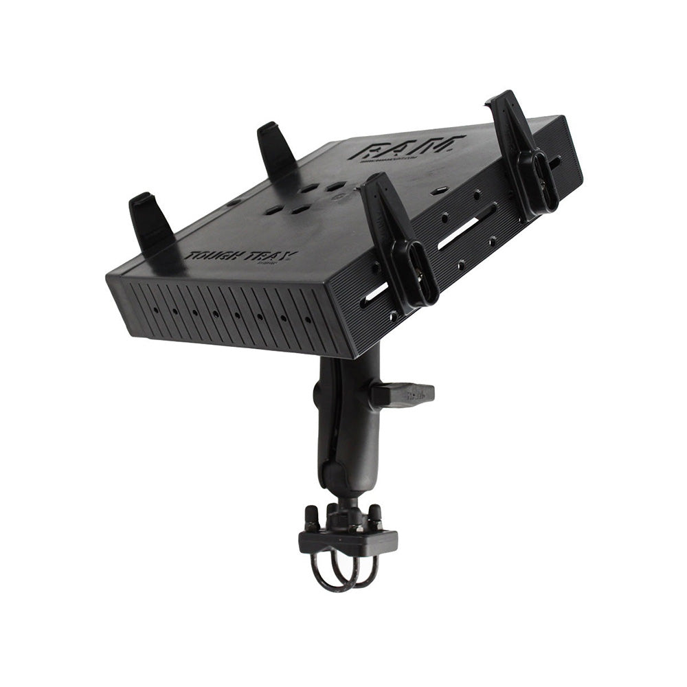 RAM Mount RAM® Tough-Tray™ Double Ball Mount w/Double U-Bolt Rail Base