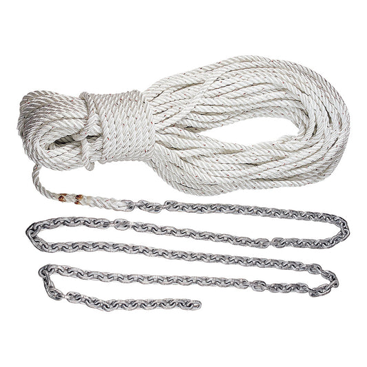 Lewmar Anchor Rode 15’ 5/16” G4 Chain w/300’ 5/8” Rope w/Swivel