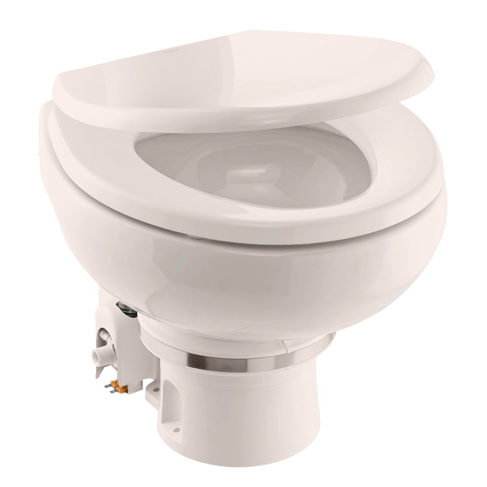 Dometic™ MasterFlush MF 7120 - Bone - Electric Macerating Toilet w/Orbit Base & Slow Close Seat - Freshwater - 12V