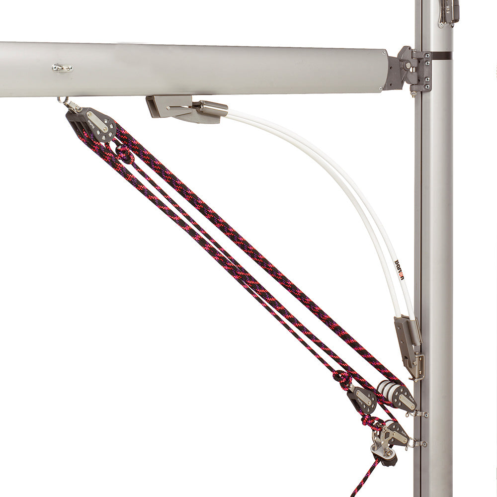 Barton Marine Boomstrut – Silver/White f/Boats Up To 20'