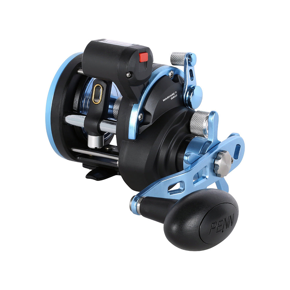 PENN WARII15LWLCLH Warfare™ II Level Wind 15 Left Hand Conventional Reel w/Line Counter