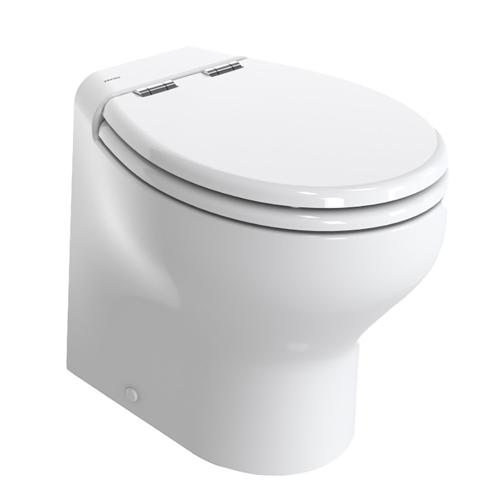 Thetford Silence Plus 2G w/.Wood Polyester Soft Close Seat & Standard Solenoid - High, White - 24V