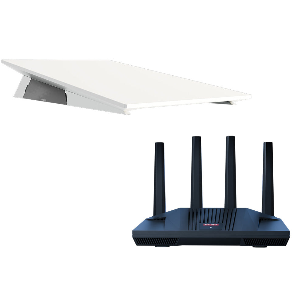 KVH Starlink Performance Gen 3 Kit w/Wedge Mount & CommBox Edge Core Communications Gateway & Wi-Fi Router - Activation & Service Plans Through KVH ONLY
