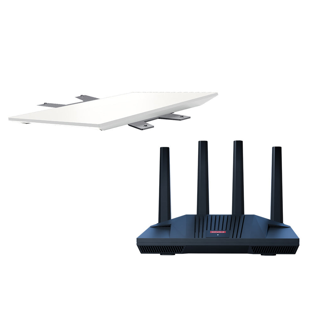 KVH Starlink Performance Gen 3 Kit w/Flat Mount & CommBox Edge Core Communications Gateway & Wi-Fi Router - Activation & Service Plans Through KVH ONLY