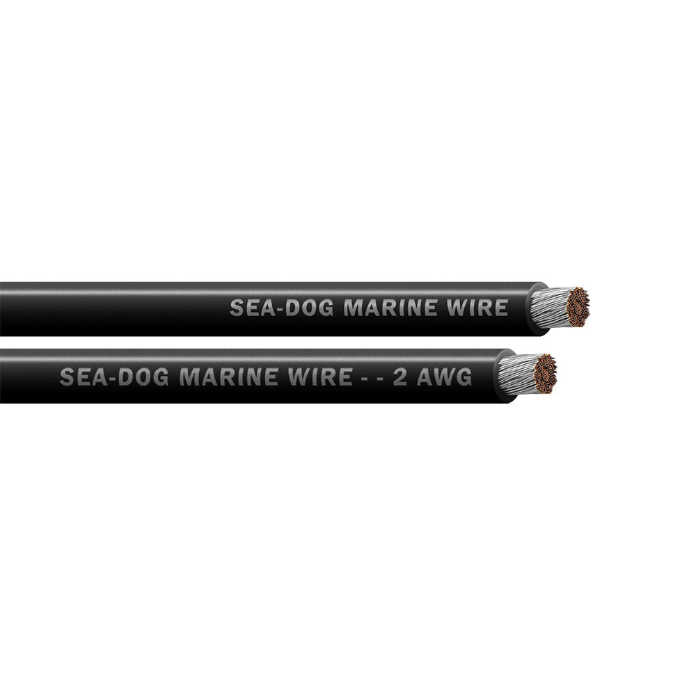 Sea-Dog 2 AWG Black Battery Cable - 250'