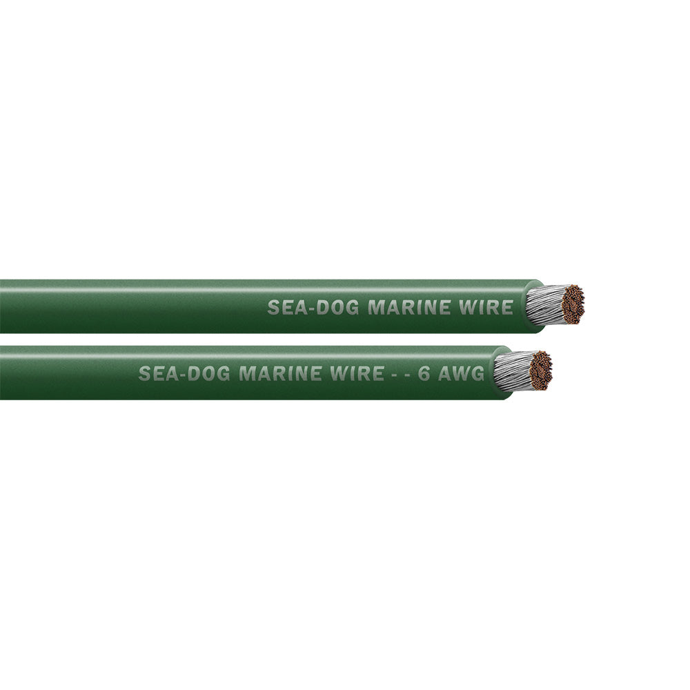 Sea-Dog 6 AWG Green Battery Cable - 25'