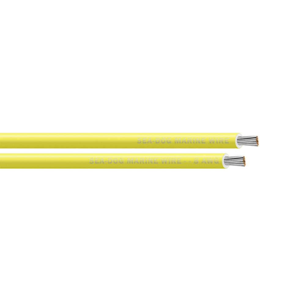Sea-Dog 8 AWG Yellow Primary Wire - 500'