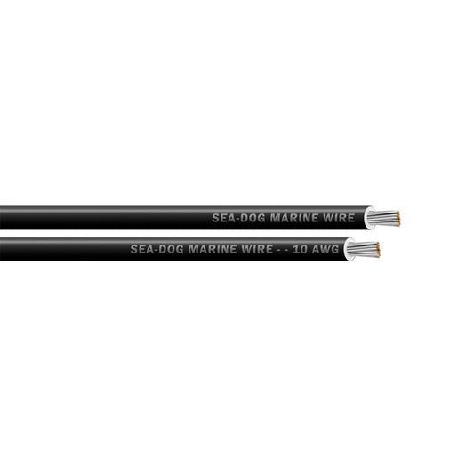Sea-Dog 10 AWG Black Primary Wire - 250'