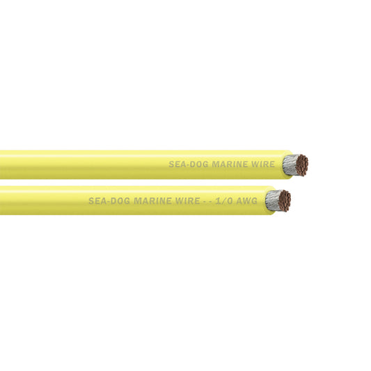 Sea-Dog 1/0 AWG Yellow Battery Cable - 50'