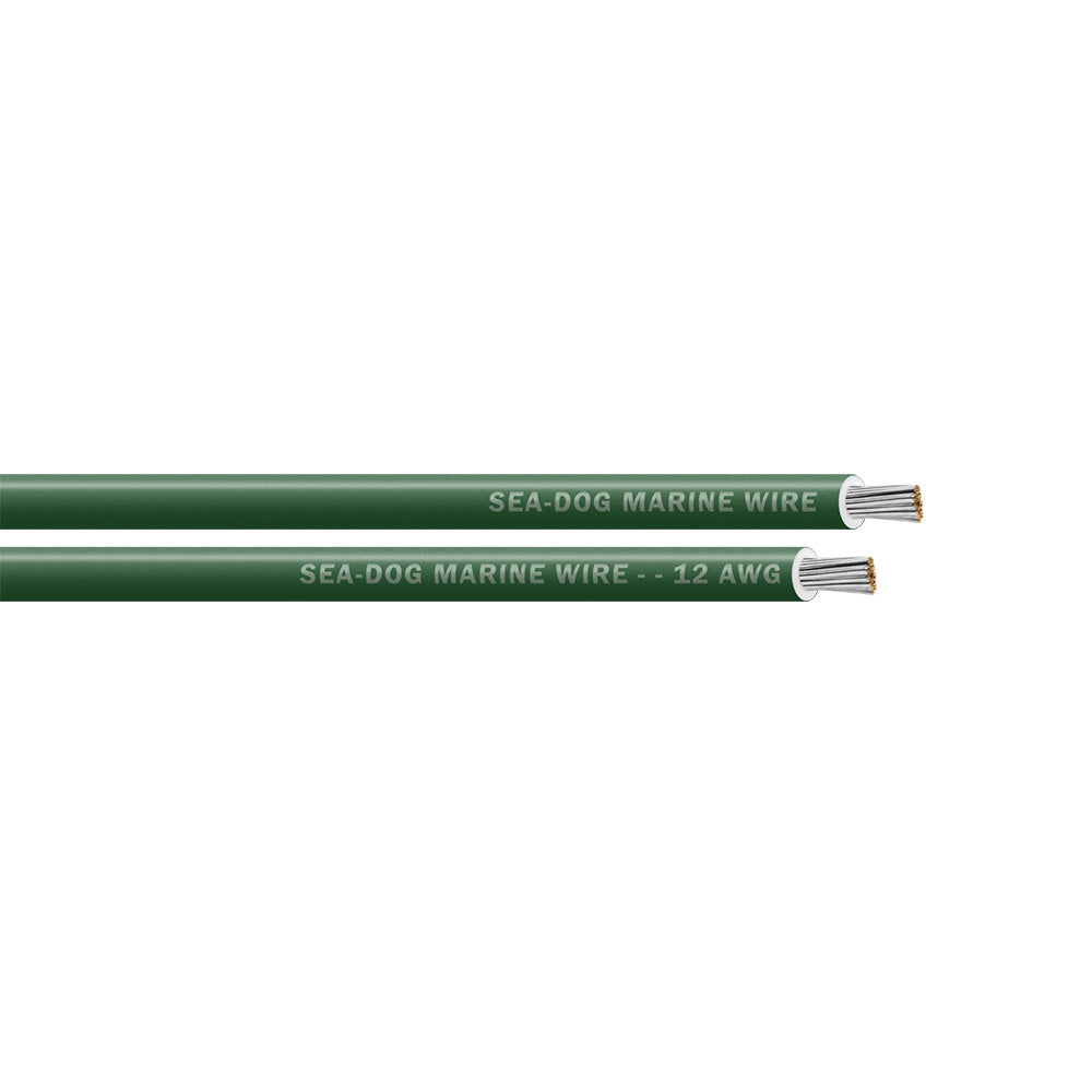 Sea-Dog 12 AWG Green Primary Wire - 25'