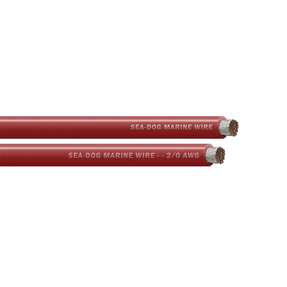 Sea-Dog 2/0 AWG Red Battery Cable - 50'