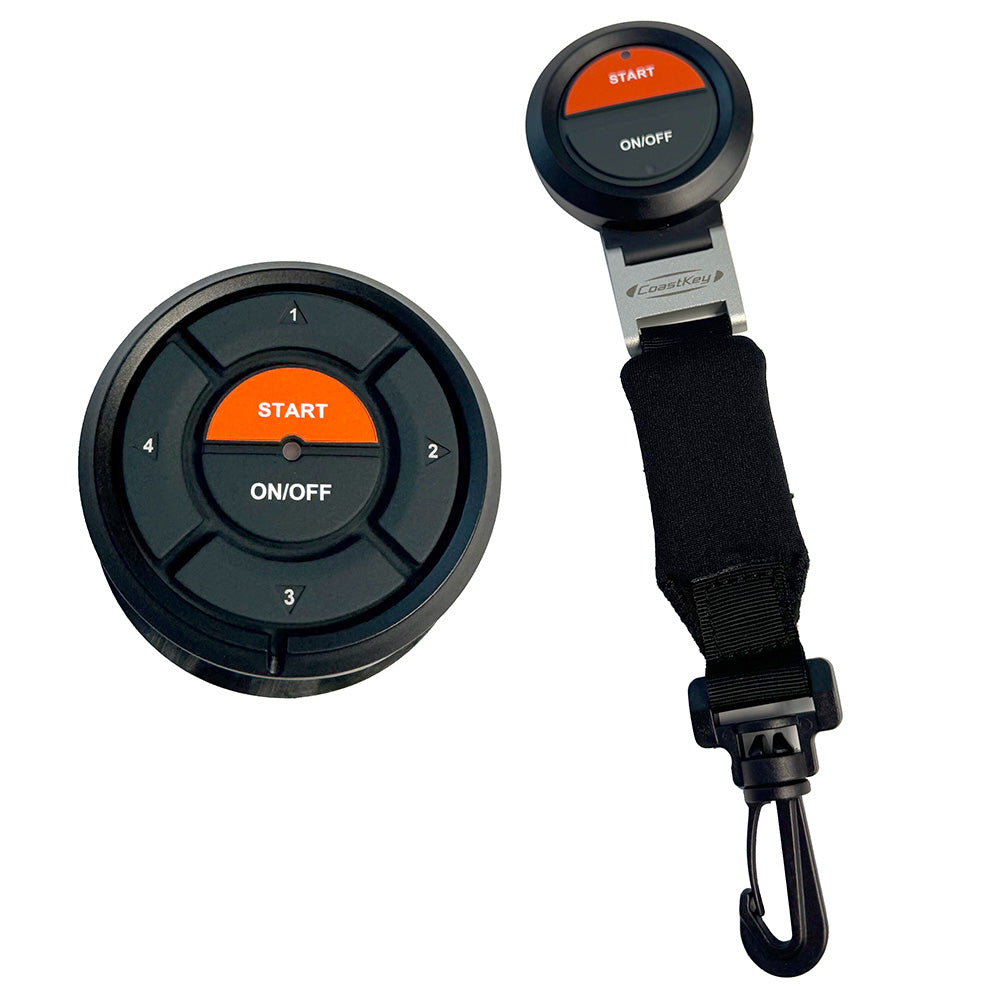 CoastKey Standard Quad Mercury Engine Keyless Ignition w/Keyless Stop/Start, Remote Stop/Start, & Ecos