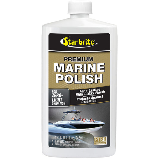 Star brite Premium Marine Polish - UV Protection & High Gloss Finish - 32 oz