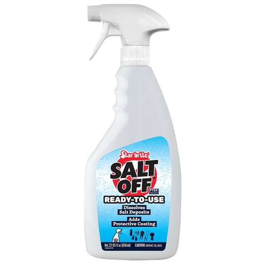 Star brite Salt Off - Ready-To-Use - Salt Remover Wash & Engine Flush - 22 oz