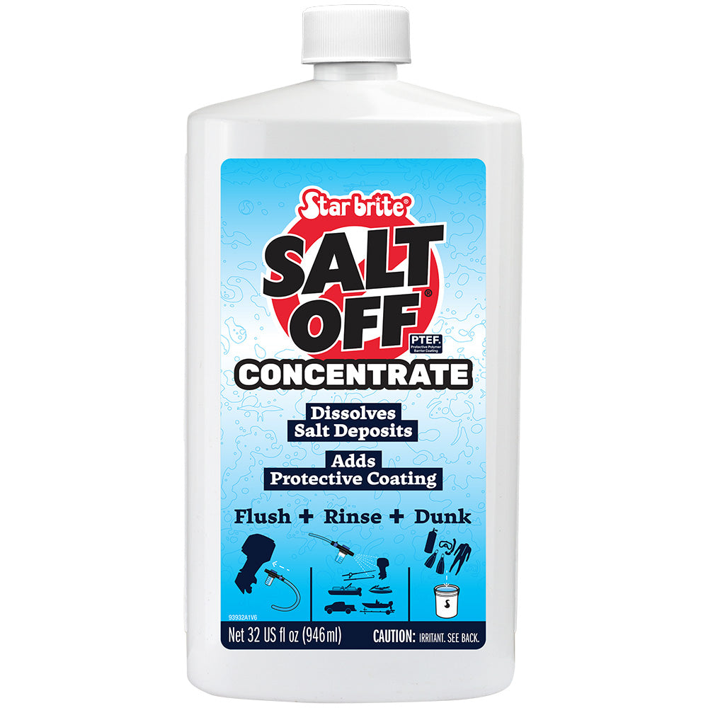 Star brite Salt Off - Concentrate- Salt Remover Wash & Engine Flush - 32 oz