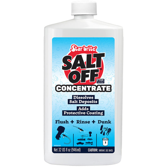 Star brite Salt Off - Concentrate- Salt Remover Wash & Engine Flush - 32 oz