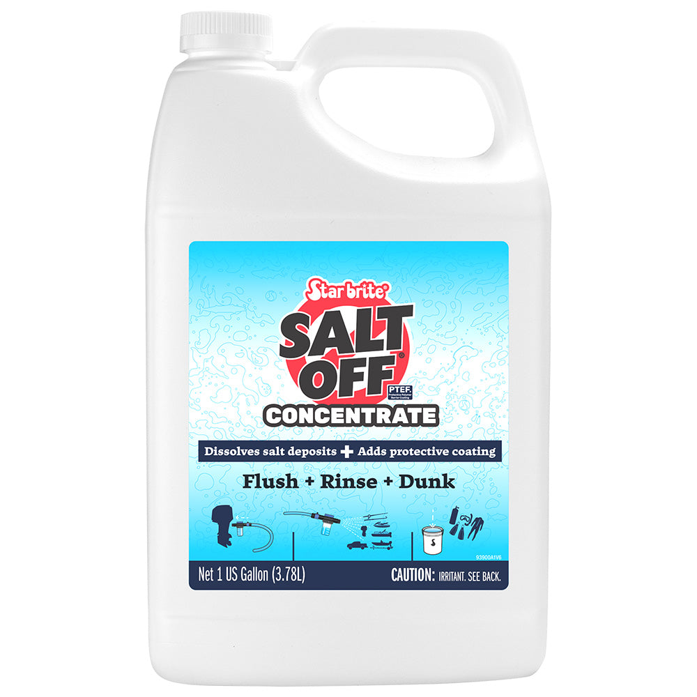 Star brite Salt Off - Concentrate- Salt Remover Wash & Engine Flush - 1 Gallon