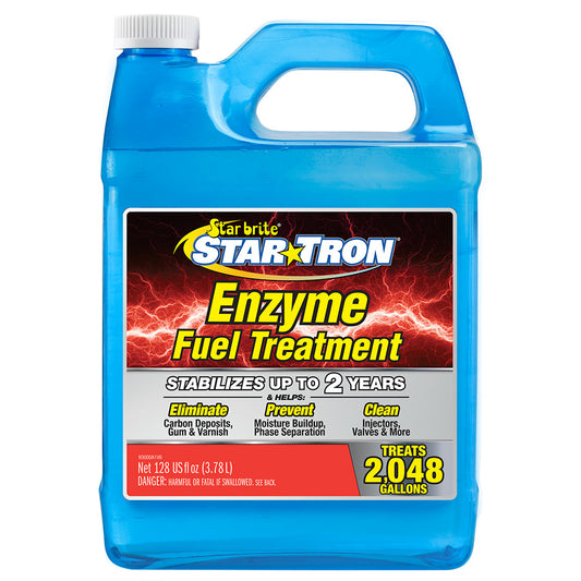 Star brite Star-Tron Enzyme Fuel Treatment - Concentrate Gas Formula - 1 Gallon