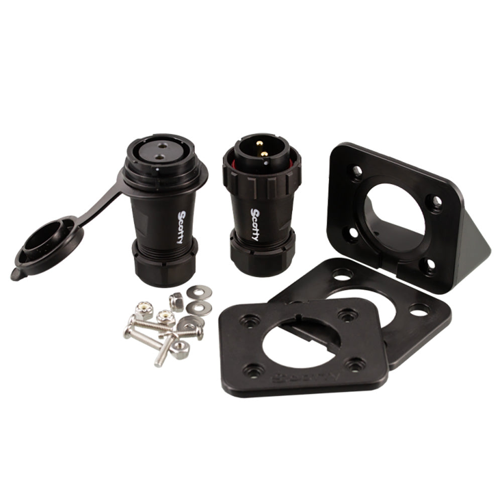 Scotty 2121 Marine Grade Plug & Socket - 12V