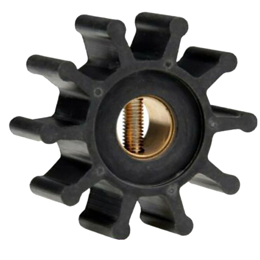 Jabsco Impeller Kit - Neoprene - 10 Blade - 2" Diameter x 7/8" Wide - Slotted Shaft Pin Drive - Brass Insert - 15/32" Shaft Diameter