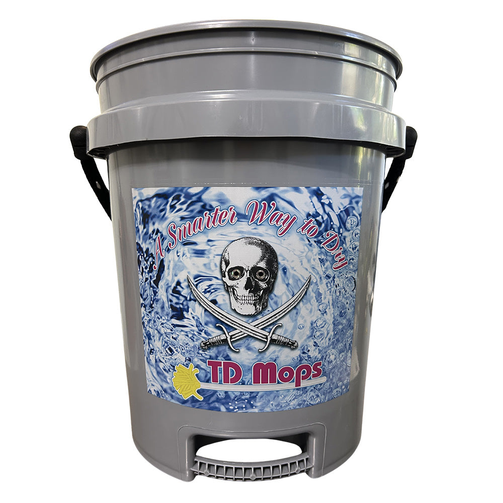 TD Mop TD Grip Bucket - Gray - 5 Gallon