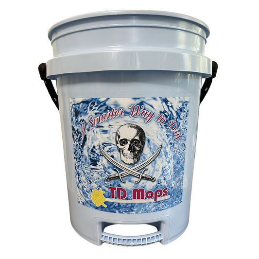 TD Mop TD Grip Bucket - Light Blue - 5 Gallon