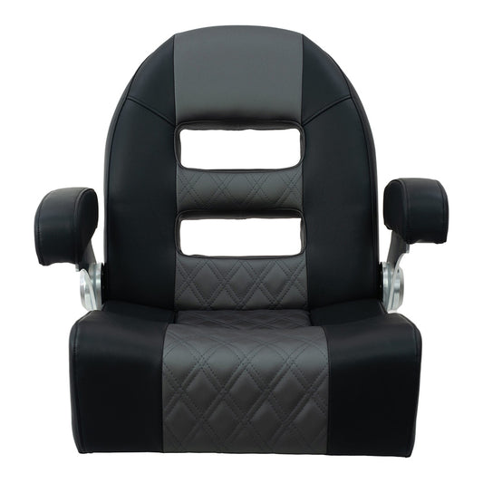 Springfield Console Helm Flip-Up - Black-Grey