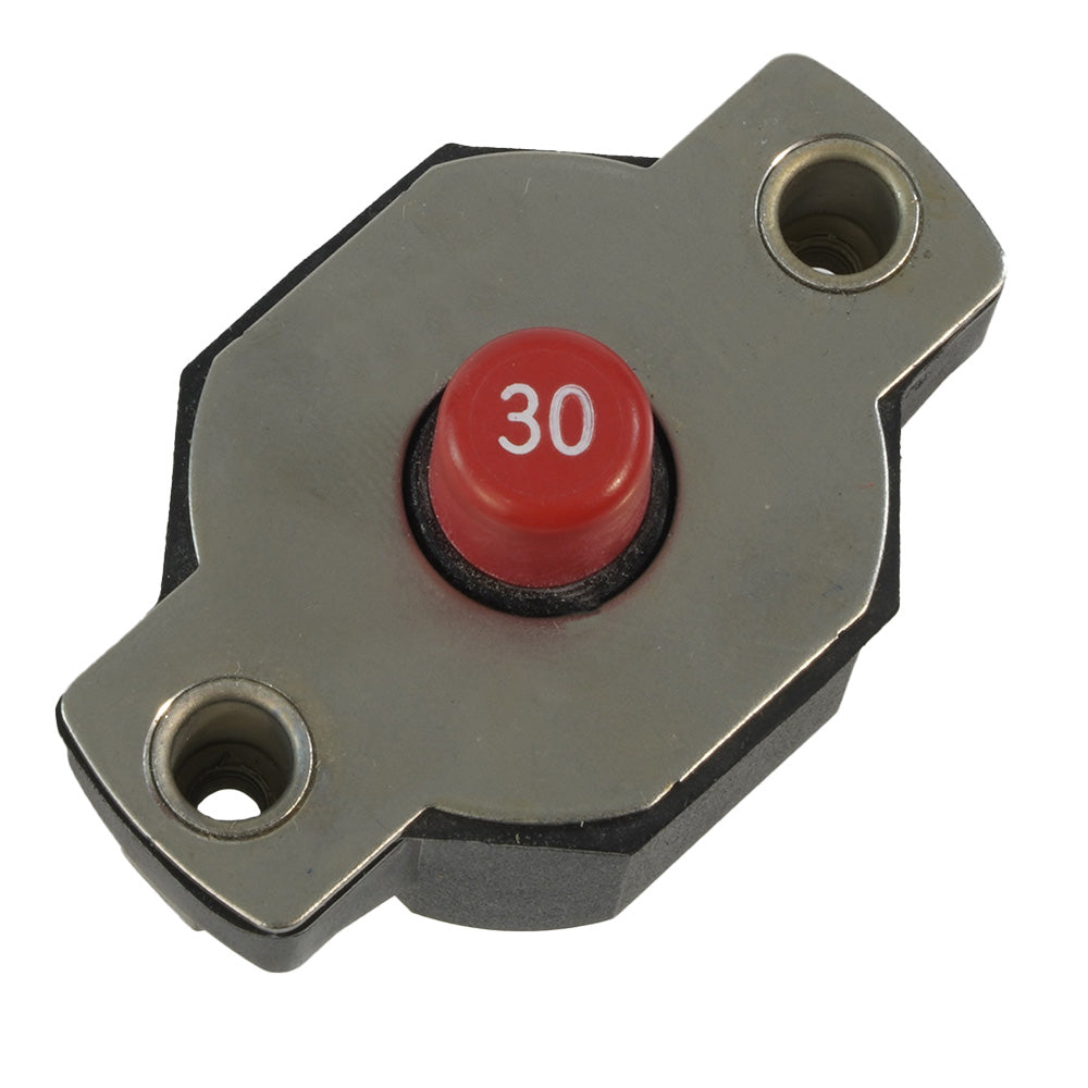 Egis 30A Push Button Circuit Breaker - Reset Only