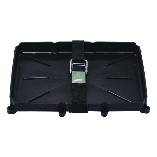 T-H Marine 24 Series Battery Holder Tray w/Stainless Buckled Strap