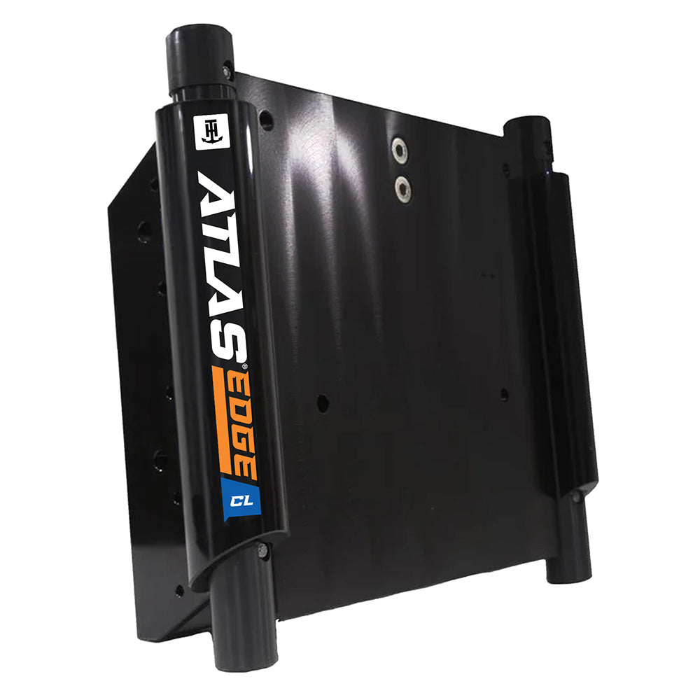 T-H Marine ATLAS™ EDGE 12" Set Back Hydraulic Jack Plate - Classic - Black