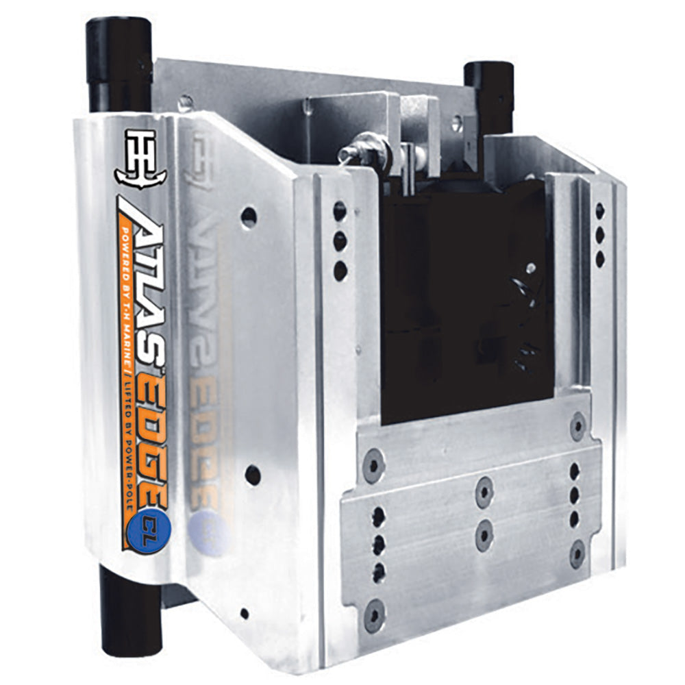 T-H Marine ATLAS™ EDGE 12" Set Back Hydraulic Jack Plate - Classic - Silver