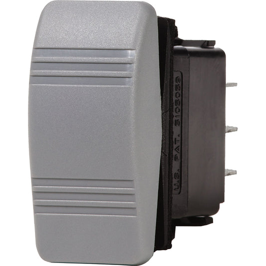 Blue Sea 8231 Water Resistant Contura III Switch - OFF-(ON) - Grey