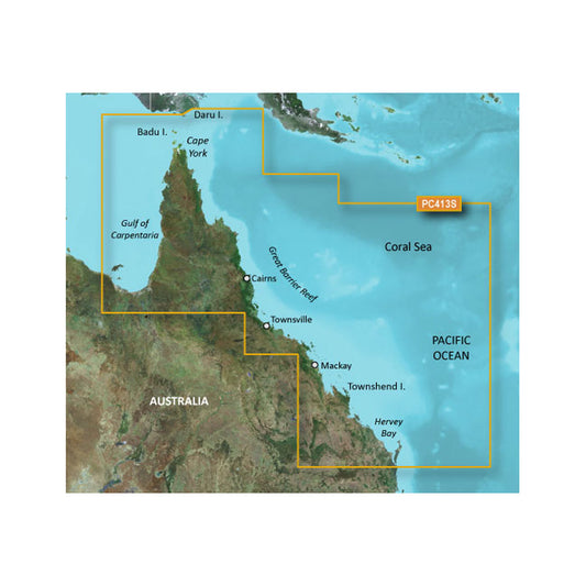 Garmin BlueChart® g3 Vision® HD - VPC413S - Mornington I. - Hervey Bay - microSD™/SD™