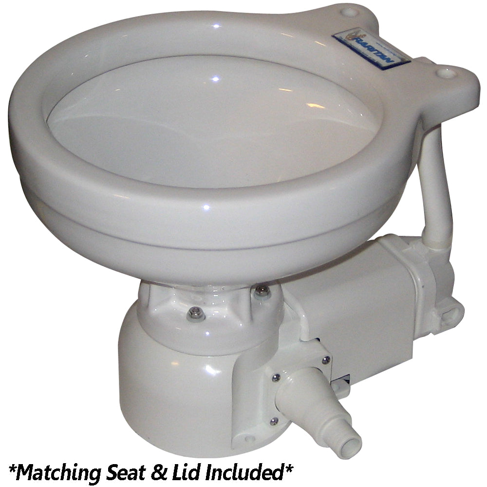 Raritan Sea Era QC Electric Toilet - Marine Size - Integral Pump - Straight & 90° Discharge - 12v