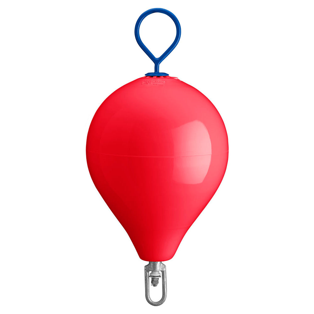 Polyform 17" CM Mooring Buoy w/Galvanized Iron - Red