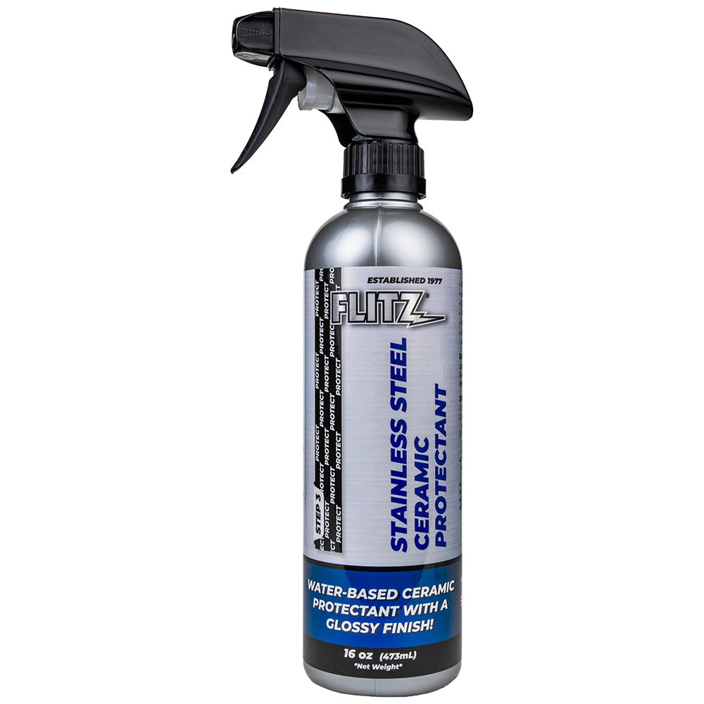 Flitz Stainless Steel Polish/Protectant - 16oz Spray