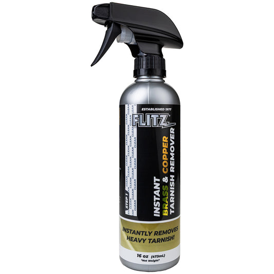Flitz Instant Brass & Copper Tarnish Remover - 16. oz Spray