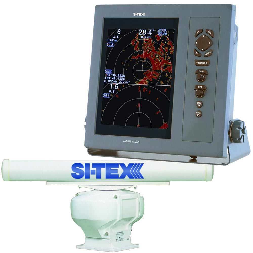 SI-TEX Professional Dual Range Radar w/12kW 4.5' Open Array - 10.4" Color TFT LCD Display